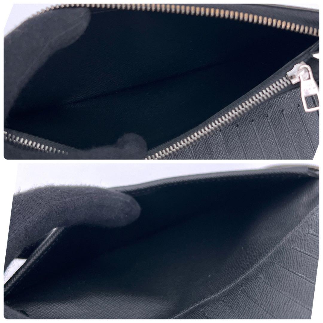 Louis Vuitton Monogram Eclipse Zippy Wallet Vertical Black — view 6
