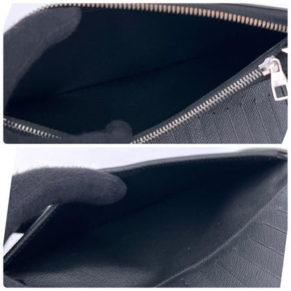 Louis Vuitton Monogram Eclipse Zippy Wallet Vertical Black — view 6