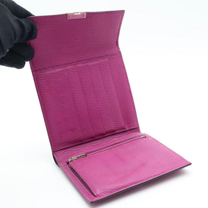 Hermes Tri Foldwallet Shavel Pink Wallet — view 3