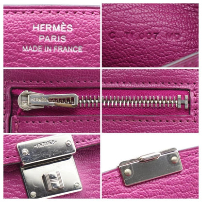 Hermes Tri Foldwallet Shavel Pink Wallet — view 7