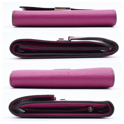 Hermes Tri Foldwallet Shavel Pink Wallet — view 9