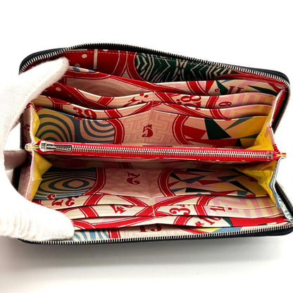 Hermes Zip Around Wallet Azap Long Silk in Dark Navy — view 7