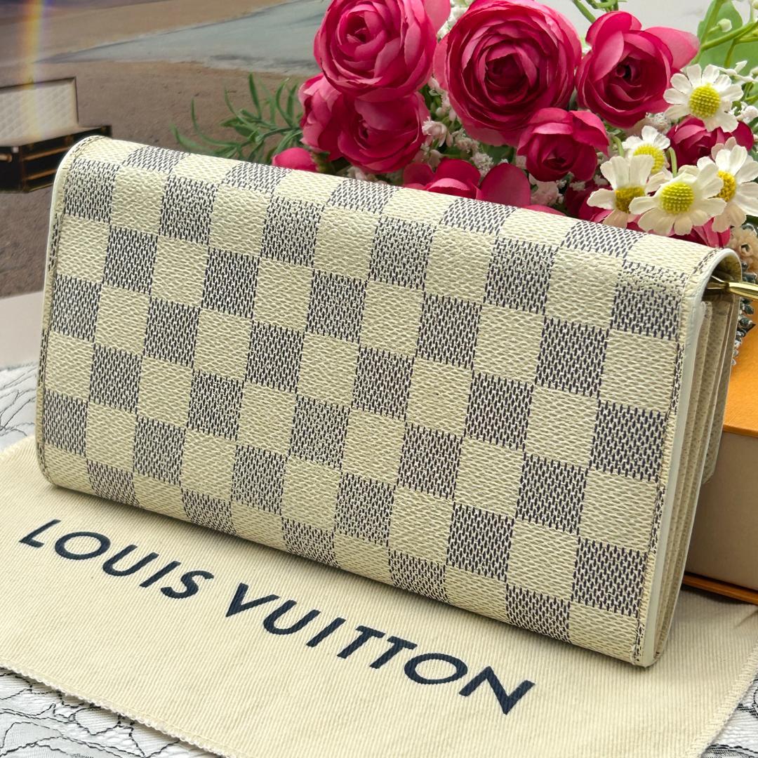 Louis Vuitton Damier Azur Portefeuille Sarah Wallet