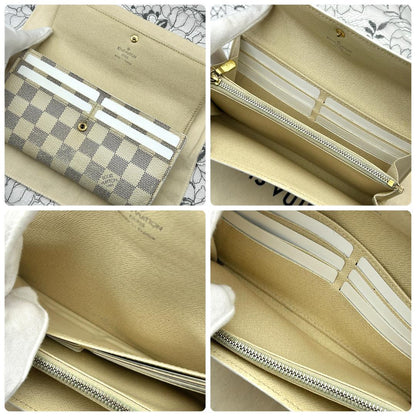 Louis Vuitton Damier Azur Portefeuille Sarah Wallet