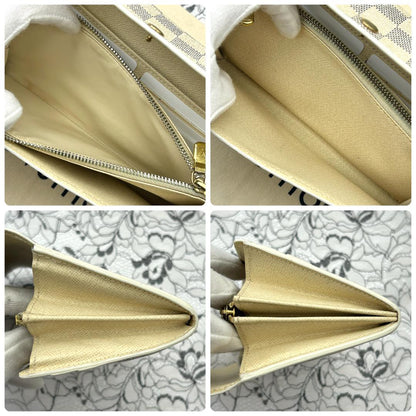Louis Vuitton Damier Azur Portefeuille Sarah Wallet