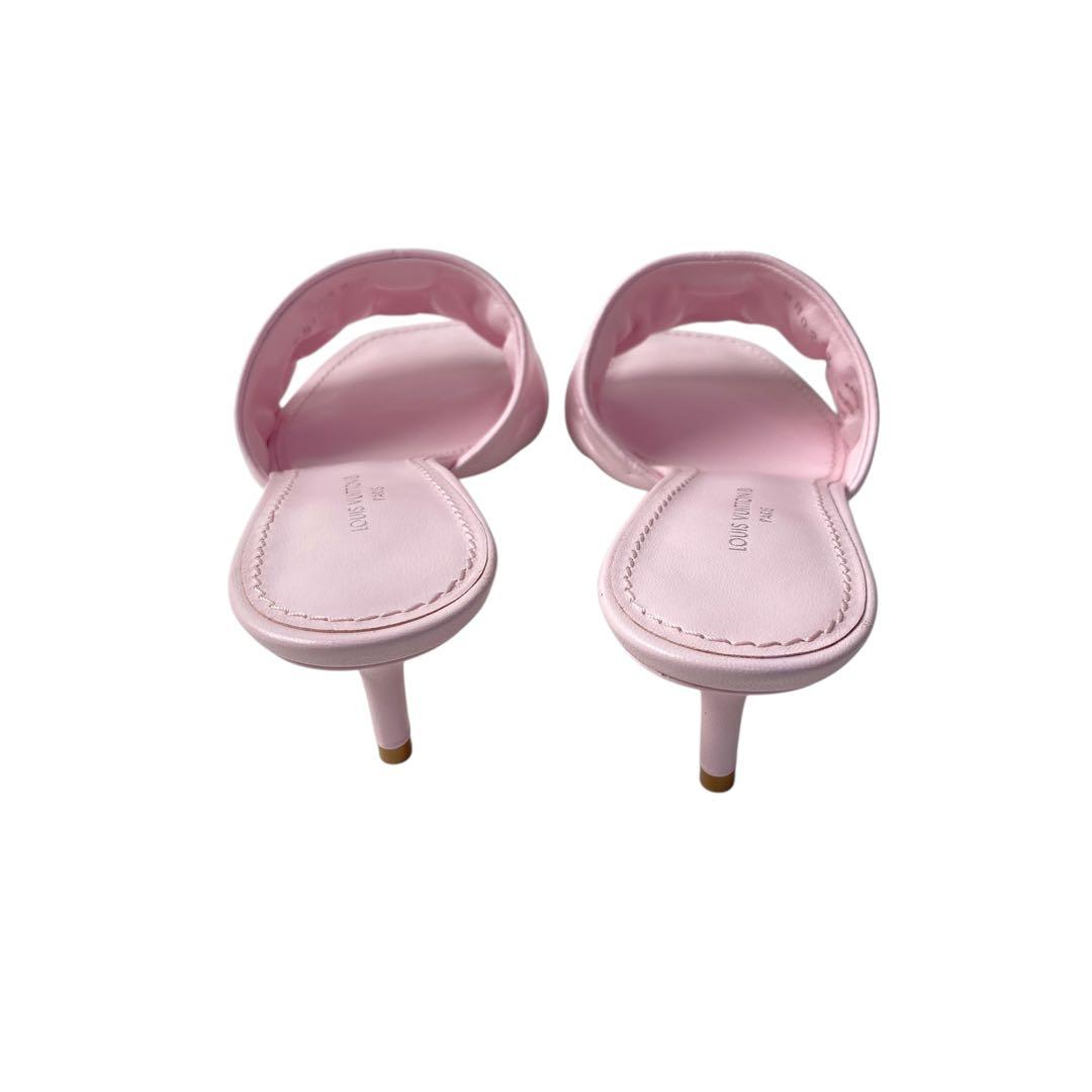 Louis Vuitton Monogram Mule Sandals Pink