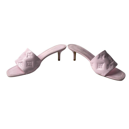 Louis Vuitton Monogram Mule Sandals Pink
