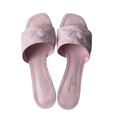 Louis Vuitton Monogram Mule Sandals Pink