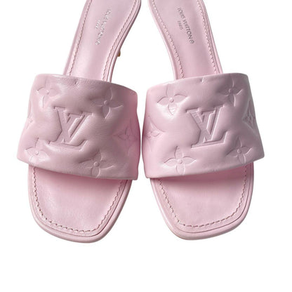 Louis Vuitton Monogram Mule Sandals Pink