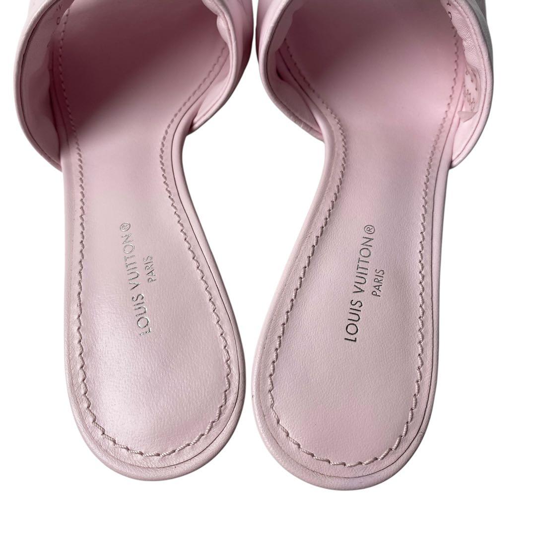 Louis Vuitton Monogram Mule Sandals Pink