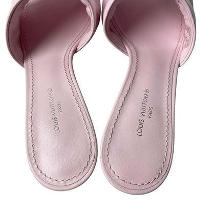 Louis Vuitton Monogram Mule Sandals Pink