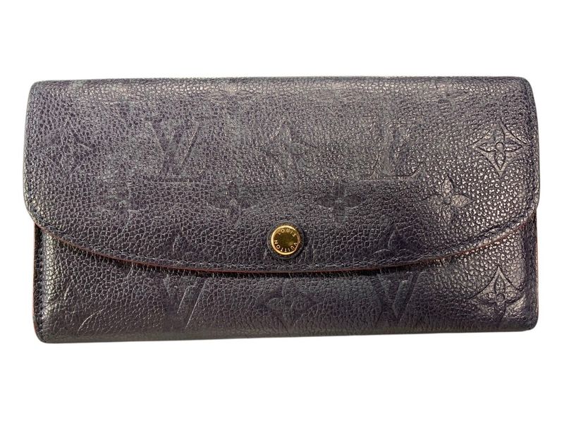 2570 Louis Vuitton Bifold Wallet Portefeuille Emily M69417 Monogram Empreinte