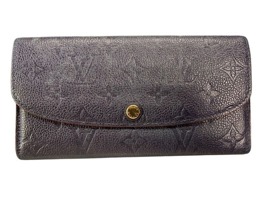 2570 Louis Vuitton Bifold Wallet Portefeuille Emily M69417 Monogram Empreinte