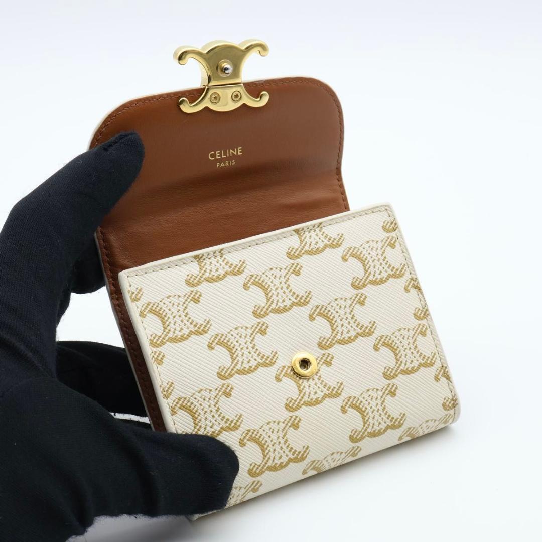 Celine Smallflap Wallet Tri Foldwallet Triomphe — view 2
