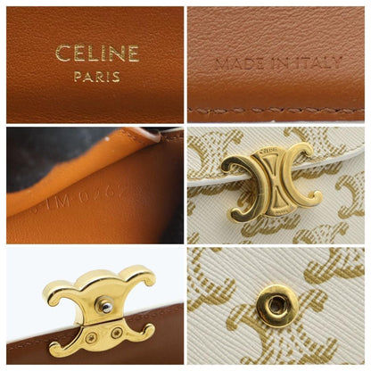 Celine Smallflap Wallet Tri Foldwallet Triomphe — view 6