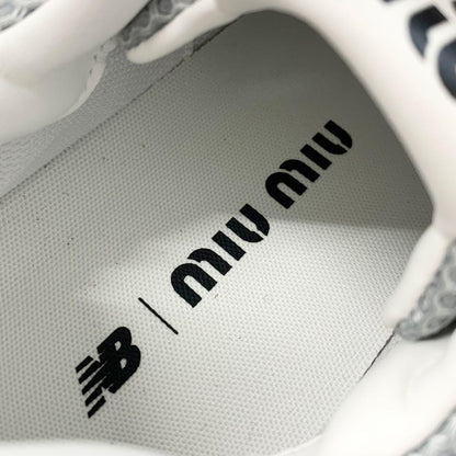Miu Miu Un New Balance 530 SL Mesh Leather Sneakers — view 7