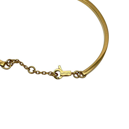 Celine Triomphe Gold Bracelet Bangle — view 7