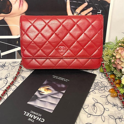 Chanel Chain Wallet Pink Coco Quilted Shoulder — view 2