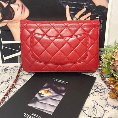 Chanel Chain Wallet Pink Coco Quilted Shoulder — view 3
