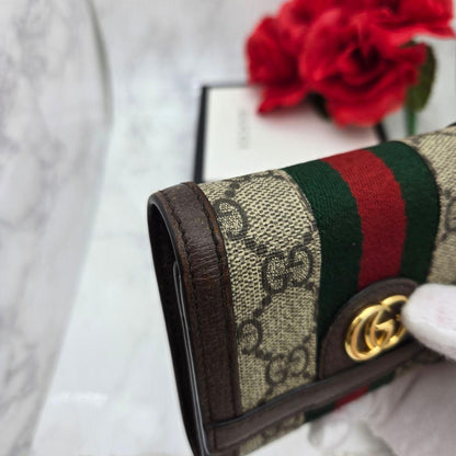 Gucci Fold Wallet Ophidia Sherry Line — view 4
