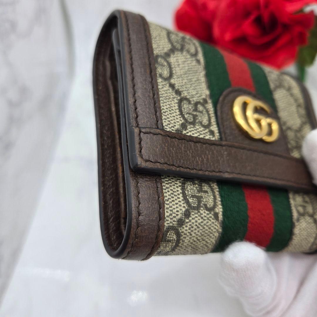 Gucci Fold Wallet Ophidia Sherry Line — view 5