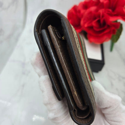 Gucci Fold Wallet Ophidia Sherry Line — view 8