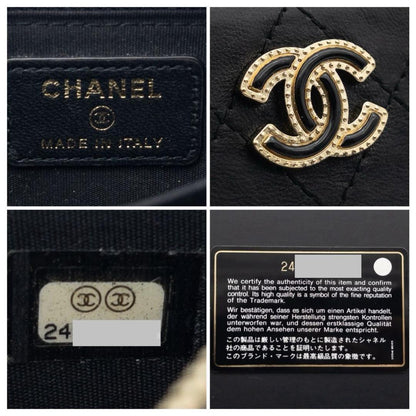 Chanel Classic Zip Coin Purse Lambskin CC Logo — view 7