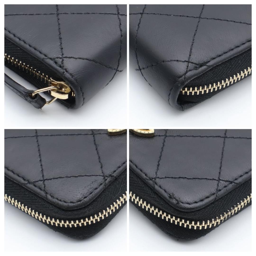 Chanel Classic Zip Coin Purse Lambskin CC Logo — view 8