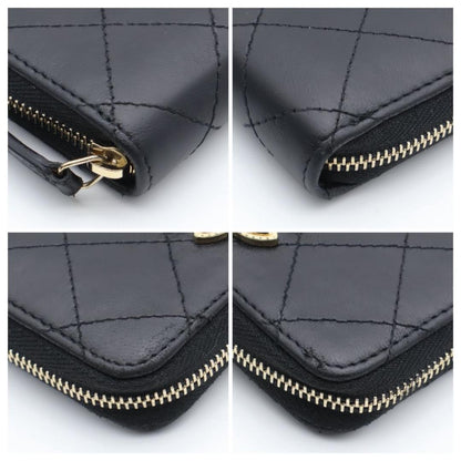 Chanel Classic Zip Coin Purse Lambskin CC Logo — view 8