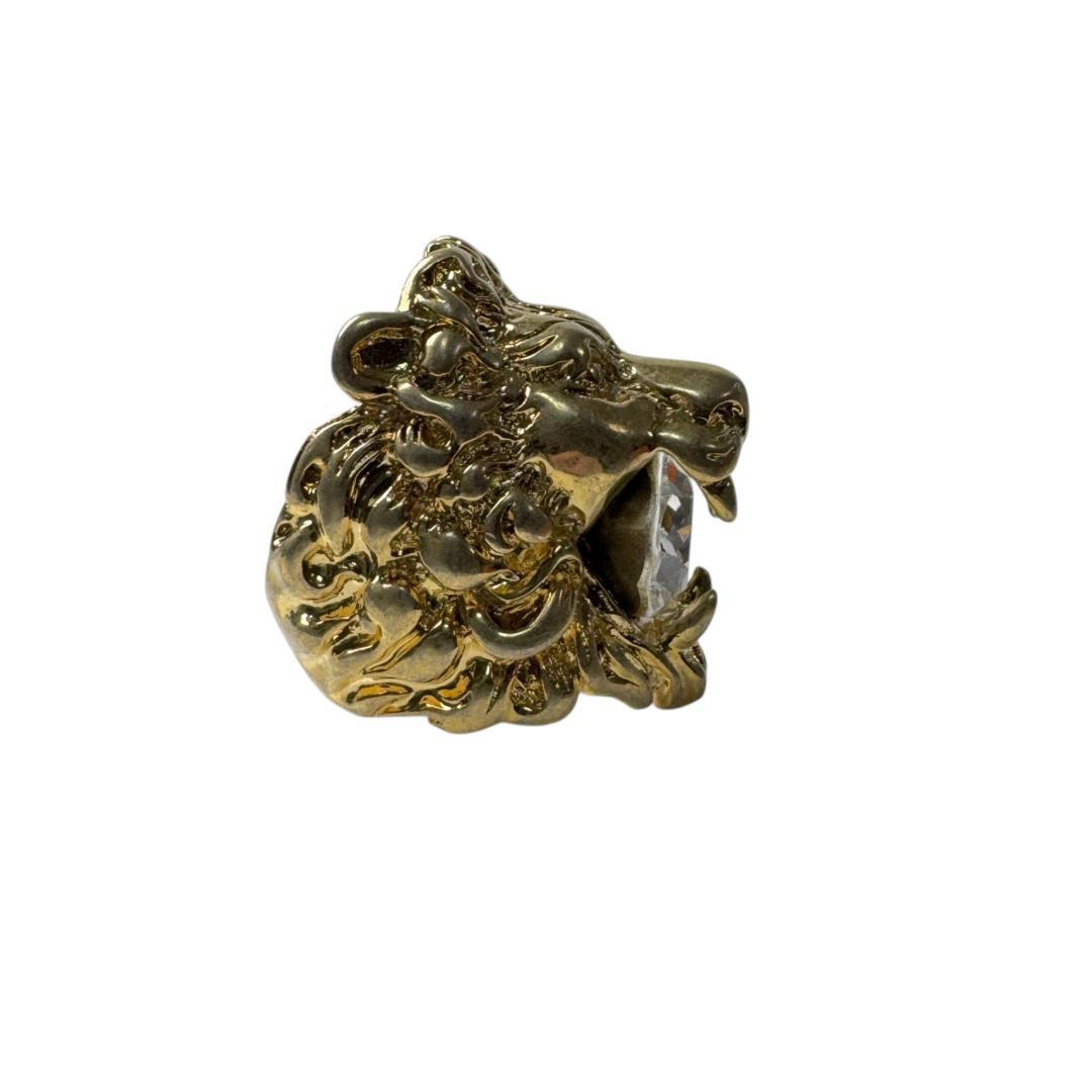 Gucci Lion Head Crystal Ring — view 3