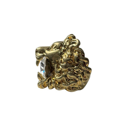 Gucci Lion Head Crystal Ring — view 5