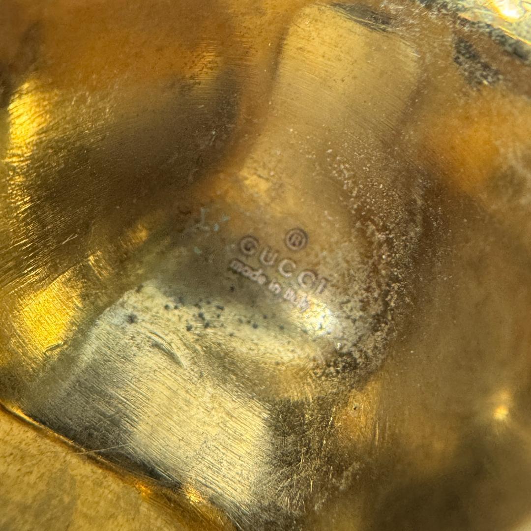 Gucci Lion Head Crystal Ring — view 7