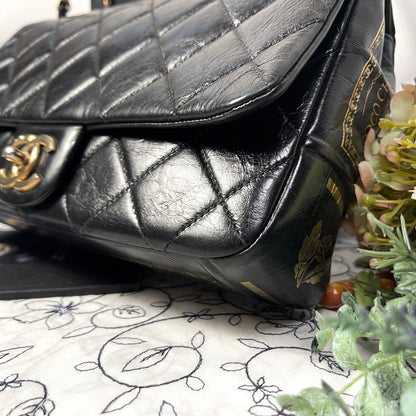Chanel Side Design Double Flap Bag — view 5