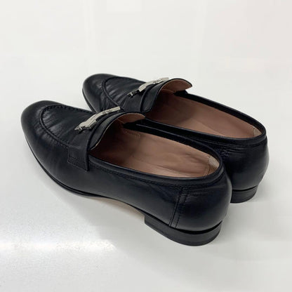 Hermes Paris Leather Loafers Black — view 4