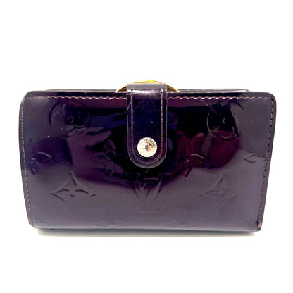 Louis Vuitton Vernis Portefeuille Viennois Amarante Kiss Lock Wallet — view 2