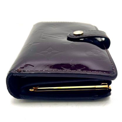 Louis Vuitton Vernis Portefeuille Viennois Amarante Kiss Lock Wallet — view 5