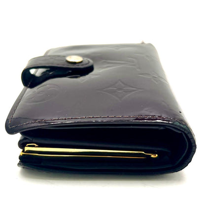 Louis Vuitton Vernis Portefeuille Viennois Amarante Kiss Lock Wallet — view 6