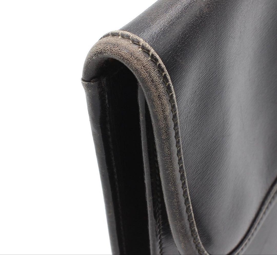 Hermes Gigier GM Box Calf Clutch — view 5