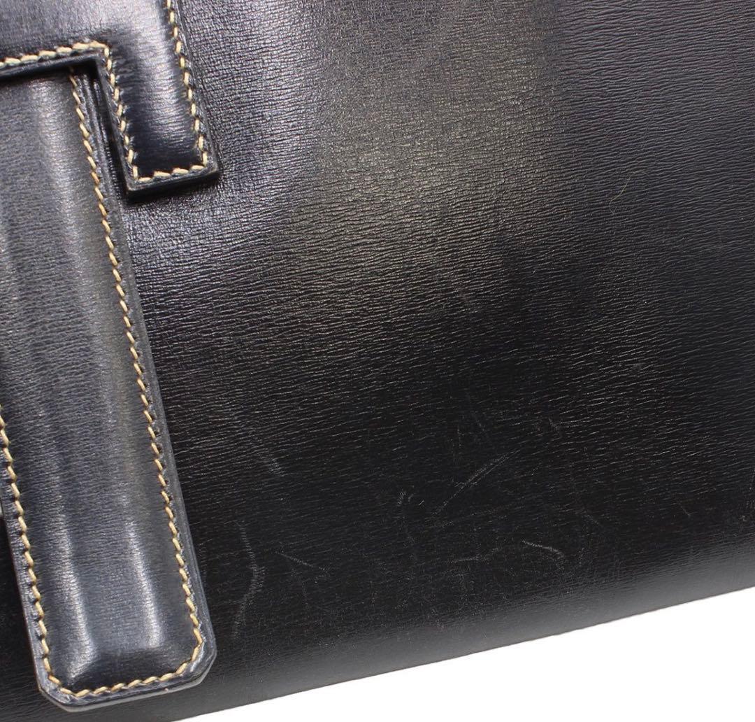 Hermes Gigier GM Box Calf Clutch — view 7