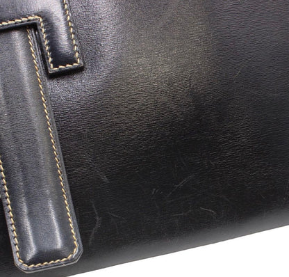 Hermes Gigier GM Box Calf Clutch — view 7