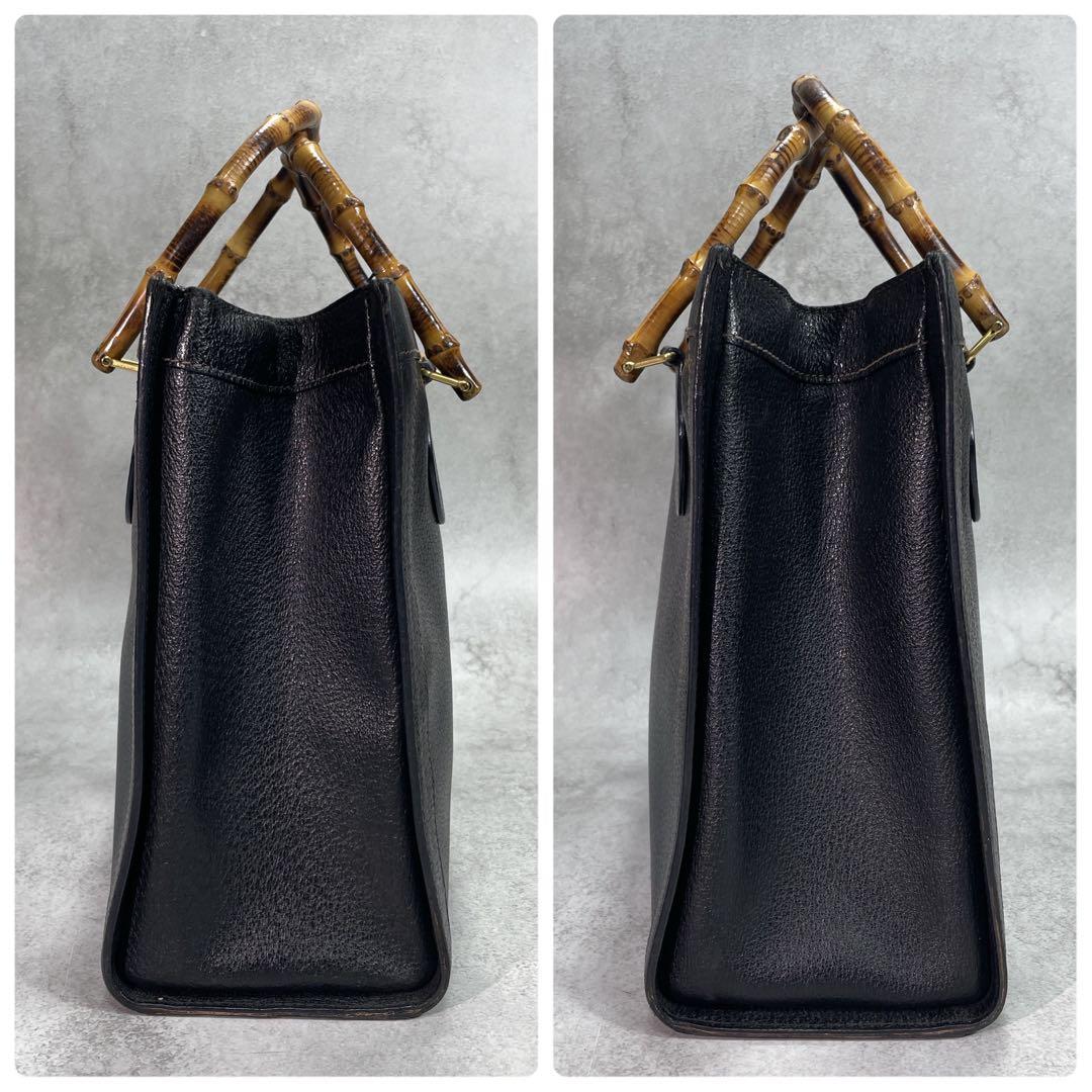Gucci Handbag Diana Bamboo Black Leather — view 7
