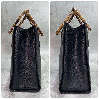 Gucci Handbag Diana Bamboo Black Leather — view 7