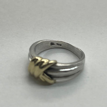 Tiffany & Co Grubbed Signature Ring Combination — view 7