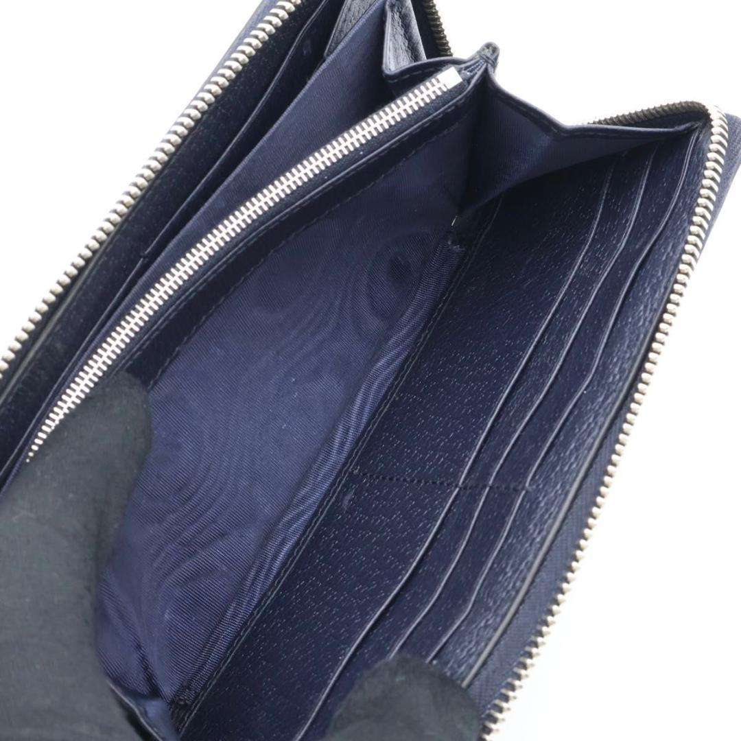 Gucci Ophidia Zip Around Wallet Navy — view 6