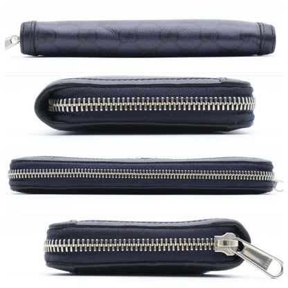 Gucci Ophidia Zip Around Wallet Navy — view 9
