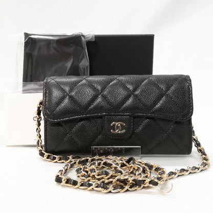 Chanel Flap Wallet Caviar