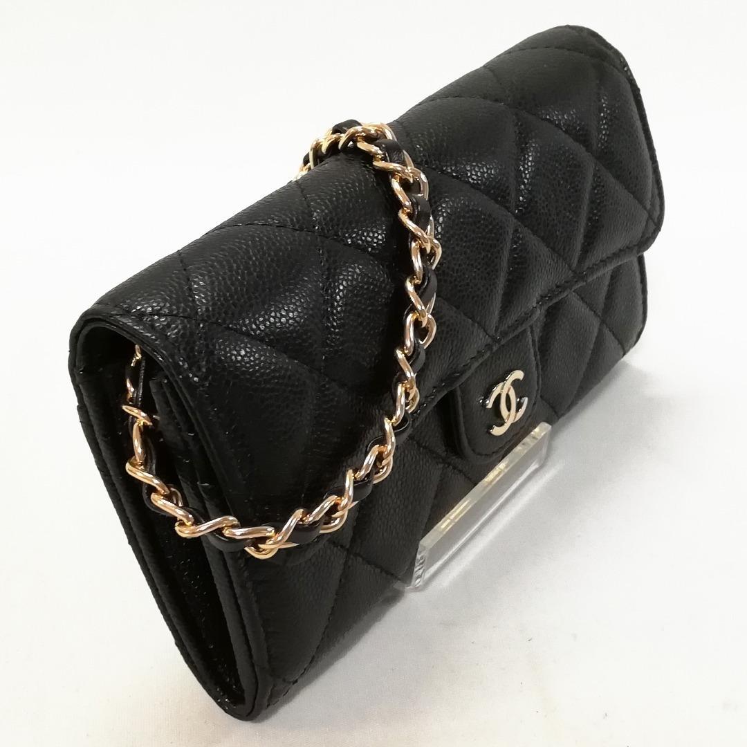 Chanel Flap Wallet Caviar — view 2
