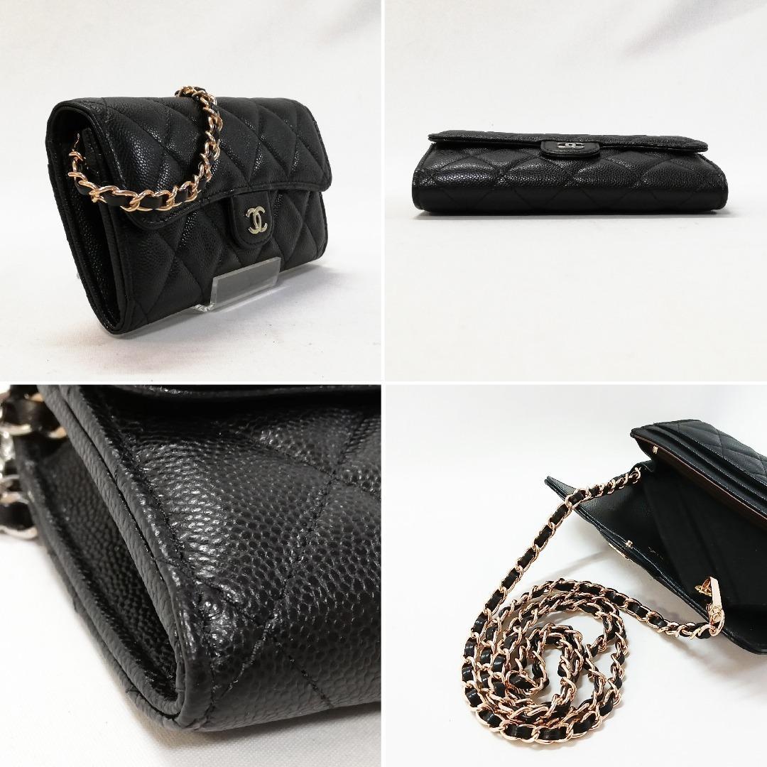 Chanel Flap Wallet Caviar — view 3