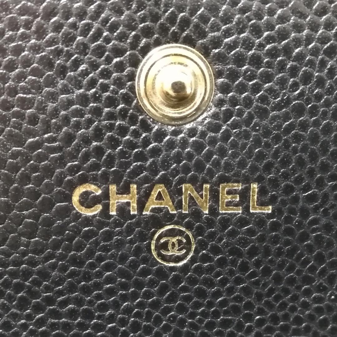 Chanel Flap Wallet Caviar — view 5