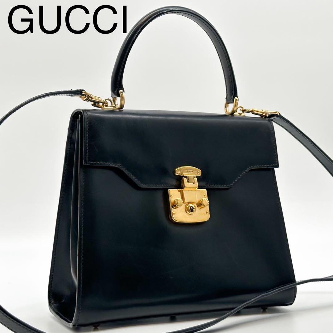 Gucci Vintage Handbag Ladylock 2-Way